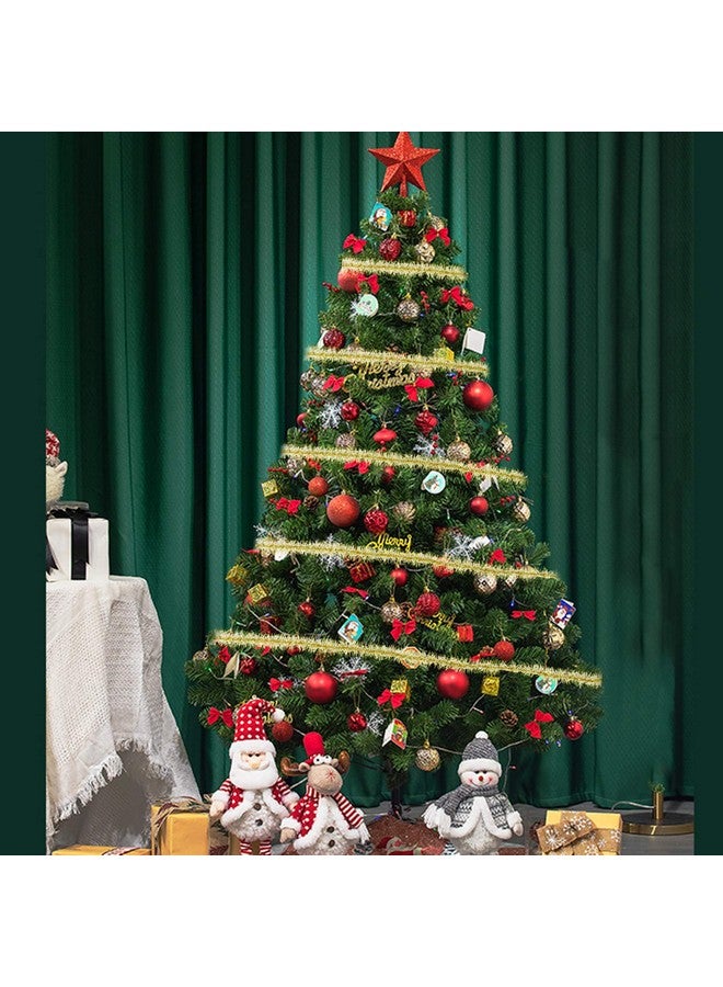 تونج كلاود شريط زينة الكريسماس المعدني من Tongcloud مكون من 4 لفات، شريط زينة الكريسماس المعدني، شريط زينة الكريسماس المعدني، شريط زينة الكريسماس، 4 ألوان - Image 5