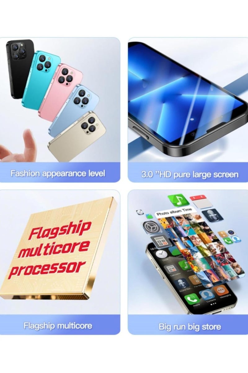 SOYES XS18 Pro Mini Smartphone – Ultra Small Android Quad-Core Mobile Phone, Pocket-Sized Smart Cell Phone for Students, Kids, Men & Women – Dual SIM, Lightweight & Compact - Image 3