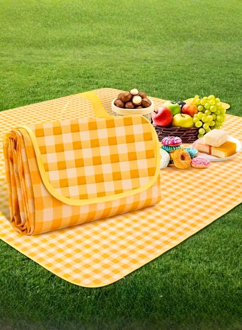ZedForce Extra Large Outdoor Picnic Blanket Waterproof Beach Mat & Foldable Camping Mat Portable, Sandproof Ground Cover for Family, Park & Garden  (100x150cm) - Image 1