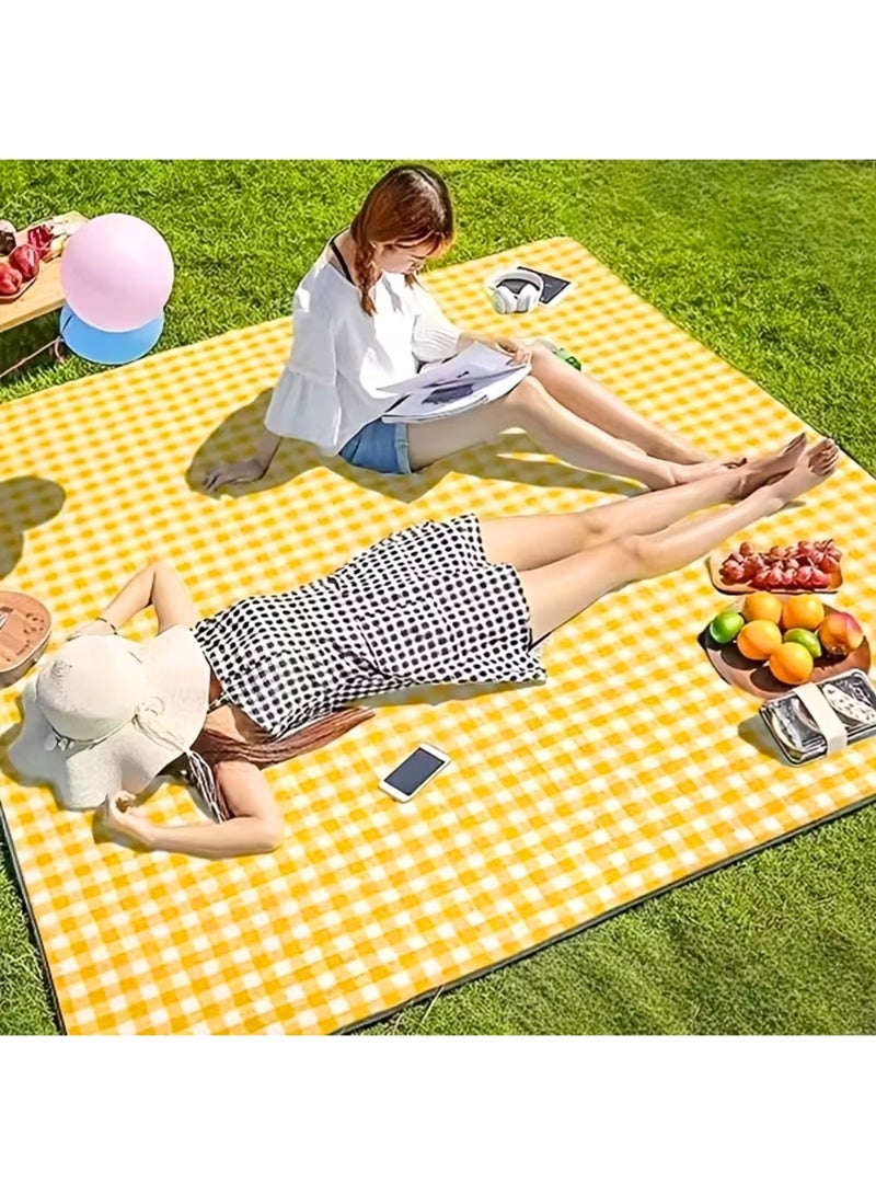 ZedForce Extra Large Outdoor Picnic Blanket Waterproof Beach Mat & Foldable Camping Mat Portable, Sandproof Ground Cover for Family, Park & Garden  (100x150cm) - Image 2