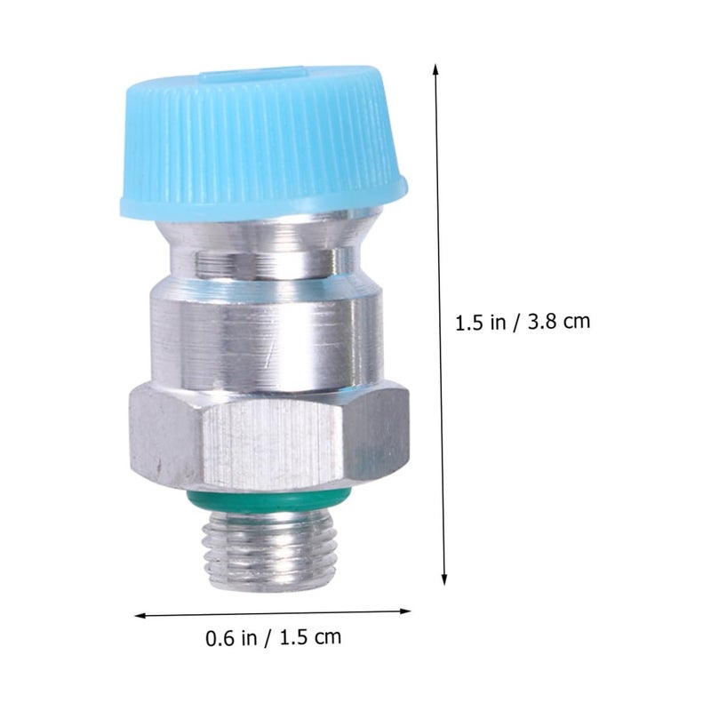 Universal Car AC Quick Coupler Set High Low Pressure Charging Valve Core Lid Gasket - Image 3