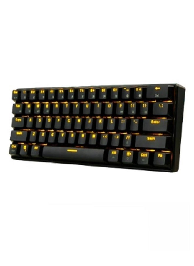 dida-cosmos - 61-Key White Backlight Bluetooth/2.4G Wireless/USB Wired Three Modes Tablet Computer Mobile Office Gaming Keyboard - Image 1