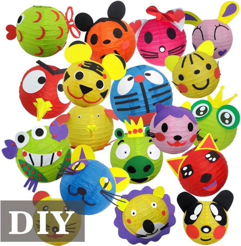 ILIKA Round Hanging Ball Paper Hanging Lantern Paper Lamp Balcony Decoration Items Outdoor Light Lamp Hanging Lamp Paper Lanterns for Decoration 20 - Image 4