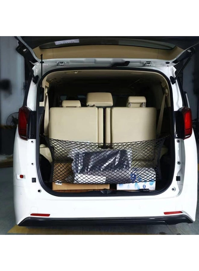 ECVV Car Suv Trunk Cargo Net Storage Organizer Wall 110X50Cm Fit For Nissan Patrol Armada Pathfinder Kicks JUKe Murano Rogue Xterra - Image 3