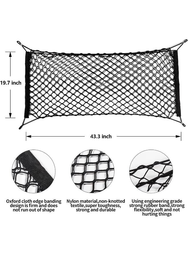 ECVV Car Suv Trunk Cargo Net Storage Organizer Wall 110X50Cm Fit For Nissan Patrol Armada Pathfinder Kicks JUKe Murano Rogue Xterra - Image 2