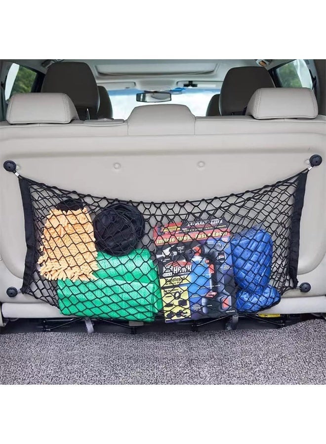 ECVV Car Suv Trunk Cargo Net Storage Organizer Wall 110X50Cm Fit For Nissan Patrol Armada Pathfinder Kicks JUKe Murano Rogue Xterra - Image 4