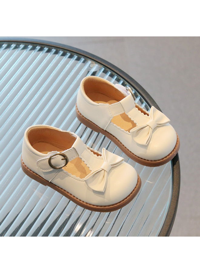 Girls Shoes Cute Bow Princess Shoes Summer New Fashion Soft Bottom Velcro Shoes Shoes Performance Shoes
