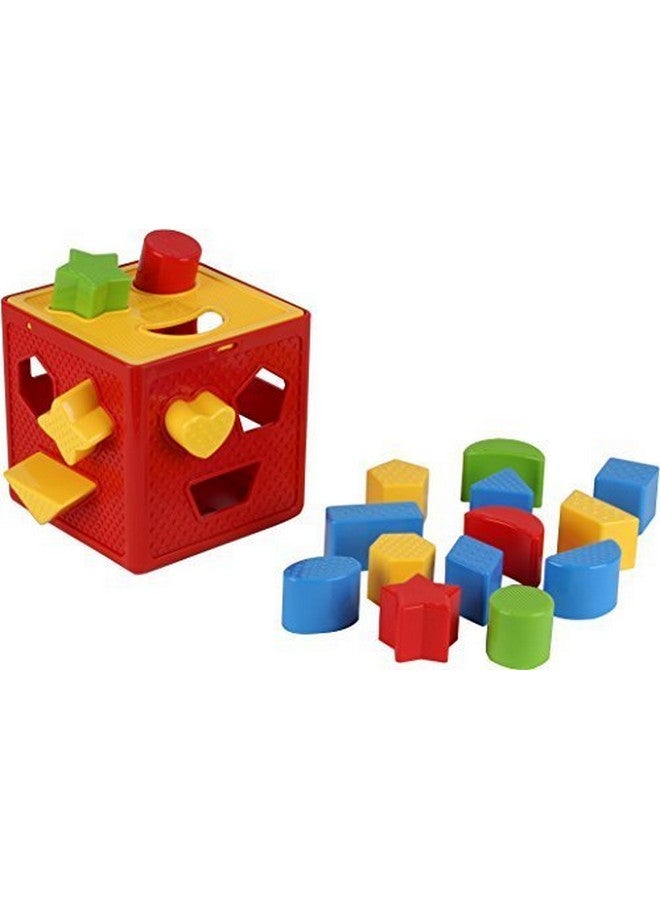 Play22 Baby Blocks Shape Sorter Toy - Childrens Blocks Includes 18 Shapes - Learning Color Recognition - Colorful Sorter Cube Box - My First Baby Toys - Toys Gift for Boys & Girls - Image 5