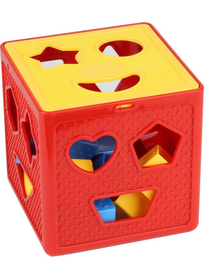 Play22 Baby Blocks Shape Sorter Toy - Childrens Blocks Includes 18 Shapes - Learning Color Recognition - Colorful Sorter Cube Box - My First Baby Toys - Toys Gift for Boys & Girls - Image 2