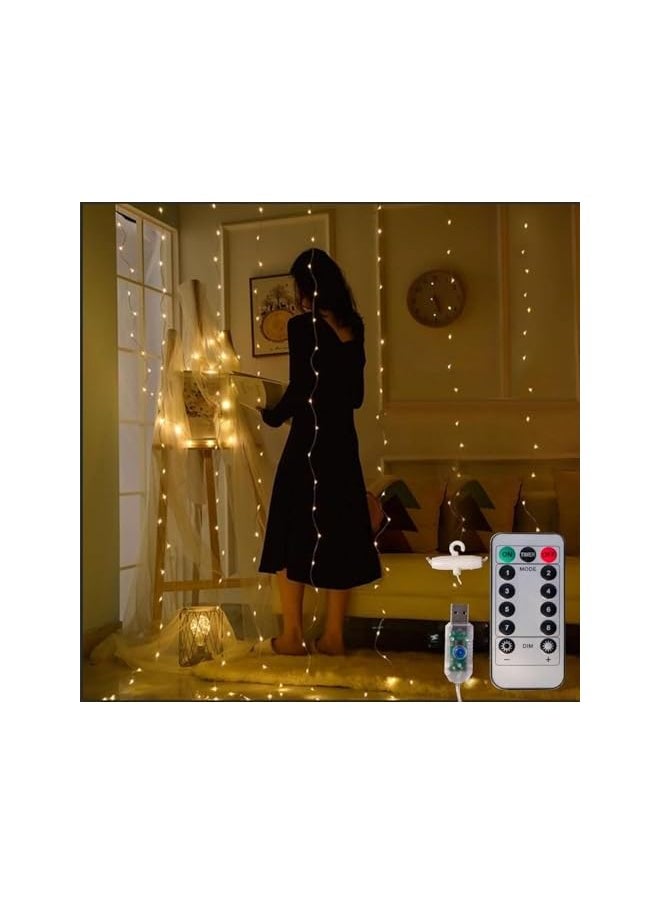 The Bros Fairy and LED String Lights for Home Decor 10M/100, Waterproof LED Lights for Ramadan & Eid Decorations, Balcony Decor, Garden, Outdoor, Birthday Party Decoration, and Room فيري (Warm White)  - Image 3