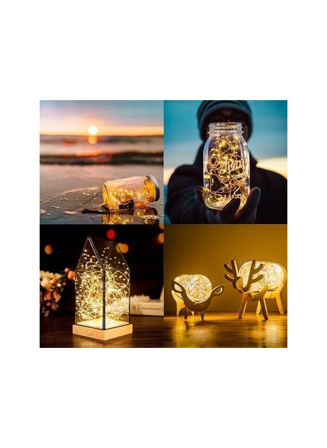 The Bros Fairy and LED String Lights for Home Decor 10M/100, Waterproof LED Lights for Ramadan & Eid Decorations, Balcony Decor, Garden, Outdoor, Birthday Party Decoration, and Room فيري (Warm White)  - Image 5