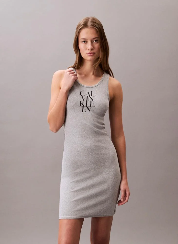 Calvin Klein Jeans Logo Tank Mini Dress