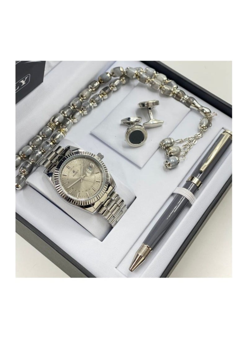 ريفولي طقم ساعة رجالية من 4 قطع