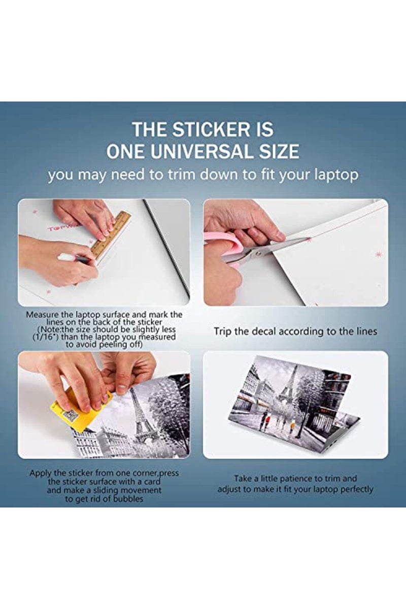 icolor Eiffel Tower Laptop Skin Sticker - Image 5