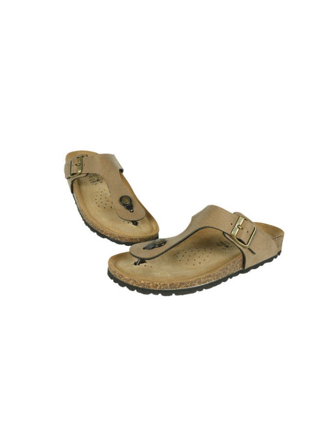 BiOCHIC - Biochic Ladies Slim Thong Sandals 012-453 230K-Nocciola - Image 1