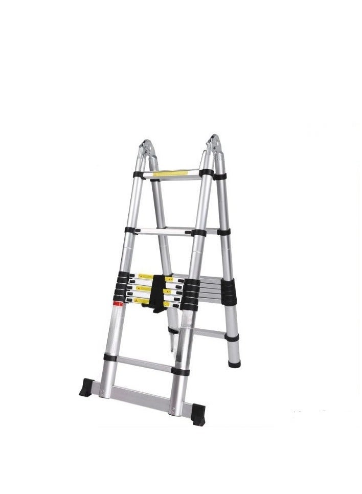 5M Telescopic Aluminum Ladder – Foldable & Extendable Ladder – 150kg Load Capacity – Lightweight & Easy to Store - Image 3