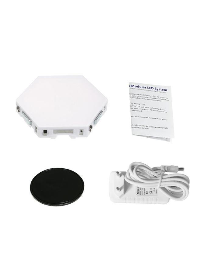 NIBEMINENT Touch Control Ambient LED Wall Light White 12 x 11 12cm - Image 3