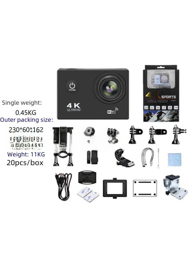 Neutral K Sports Camera Camera Wifi Diving Sports Camera Dv Hd Waterproof Outdoor Underwater Camera - Image 5