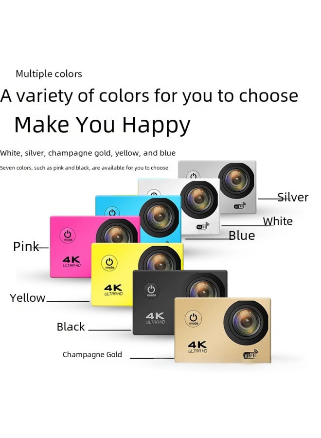 Neutral K Sports Camera Camera Wifi Diving Sports Camera Dv Hd Waterproof Outdoor Underwater Camera - Image 2