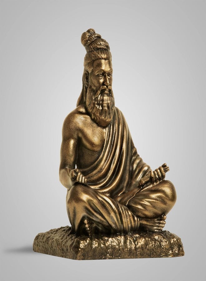 SILAII Thiruvalluvar Sculpture - 5 Inch, Antique Bronze Colour - Image 3