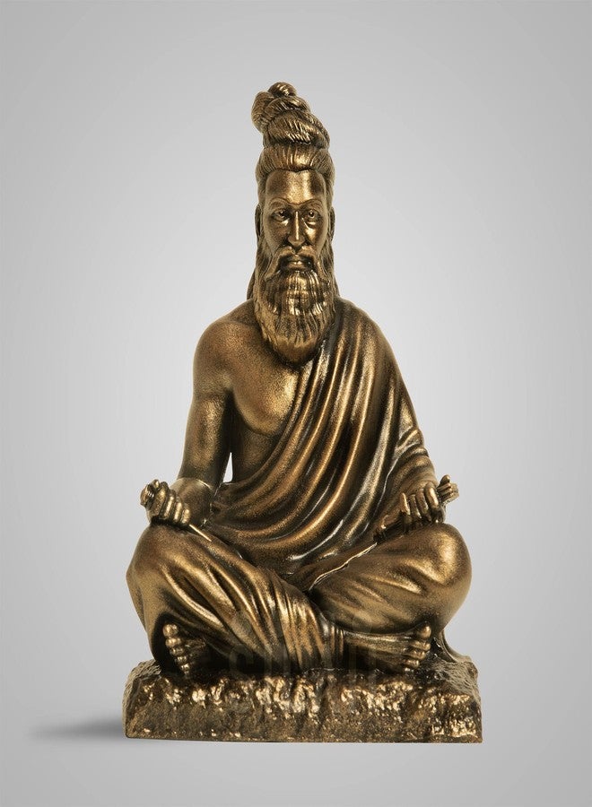 SILAII Thiruvalluvar Sculpture - 5 Inch, Antique Bronze Colour - Image 1