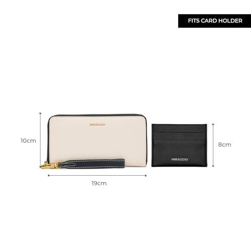 Miraggio Harlow Zip Around Wallet for Woman | 3 Compartment Women Wallet | Gift Items for Women - Image 2