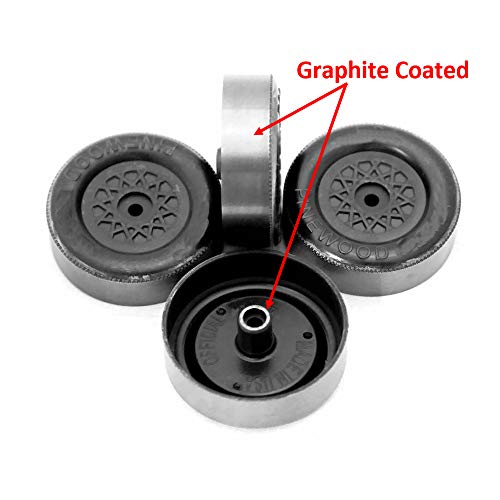 Pinewood Pro Official Derby Ultra-Lite Graphite Coated Wheels | Reduced hub friction and track friction | Precision tuning for optimal performance | Exclusive multi-step graphite coating treatment - Image 3