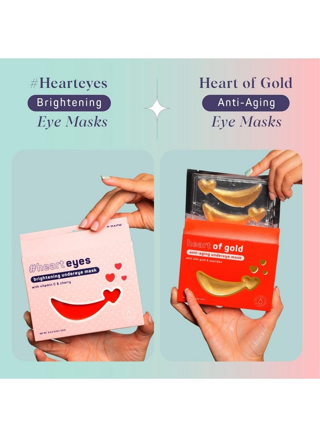 SpaLife TWO HEARTS HYDROGEL UNDEREYE MASK DUO - Anti-Aging & Brightening Hydrogel Undereye Patches for Puffy Eyes, Wrinkles & Dark Circles - Valentine’s Day Gifts for Her - Bundle of 24 Total Patches - Image 3