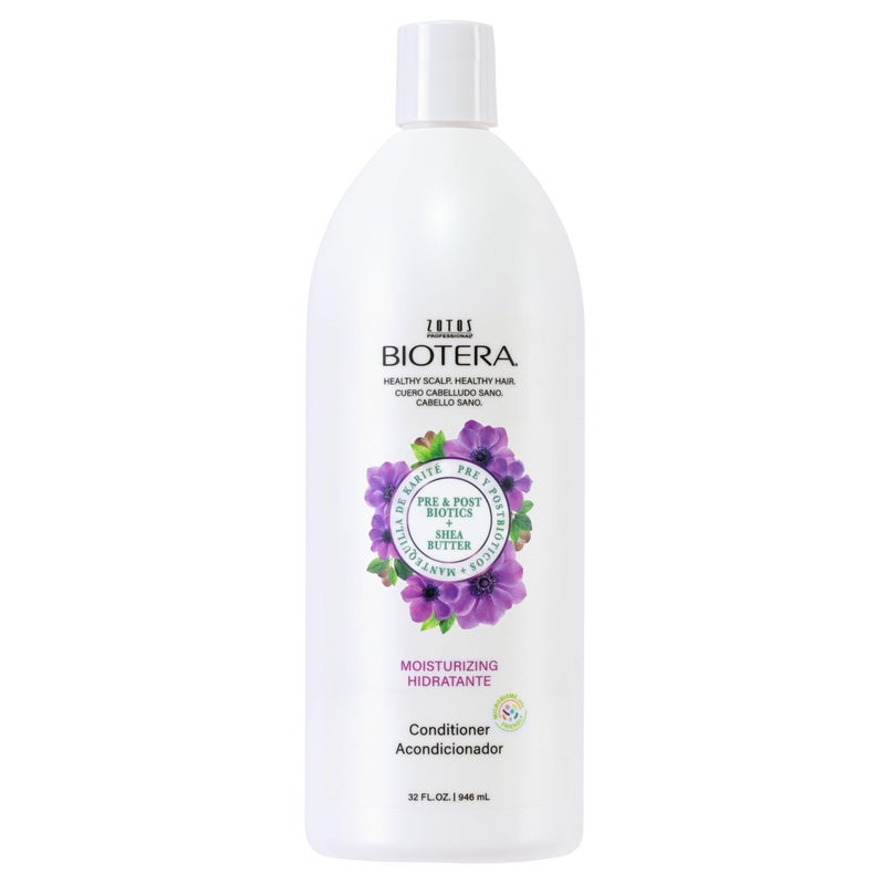 Biotera Moisturizing Conditioner | Hydrates & Moisturizes Dry, Medium, Fine Hair | Microbiome Friendly | Vegan & Animal Test Free | Paraben Free | Color-Safe | 32 Fl Oz - Image 1