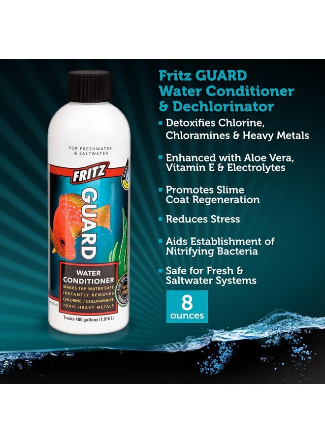 Fritz Aquatics FritzGuard Water Conditioner/Dechlorinator Makes Tap Water Safe for Fresh & Salt Water Aquariums (8-Ounce) - Image 2
