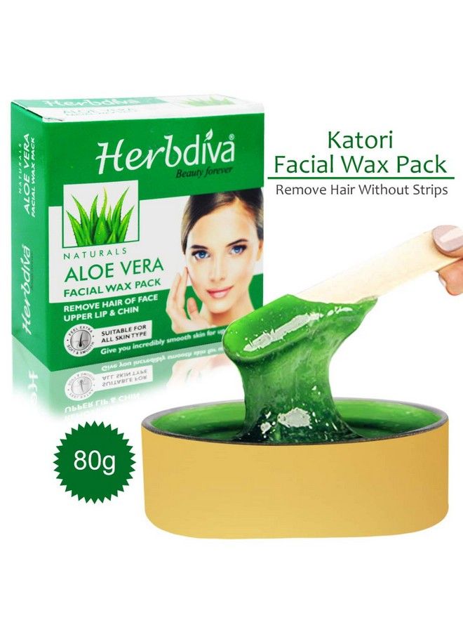 Herbdiva شمع الوجه كاتوري بالصبار 80 جرام؛ لشعر الوجه في الشفة العليا - Image 3