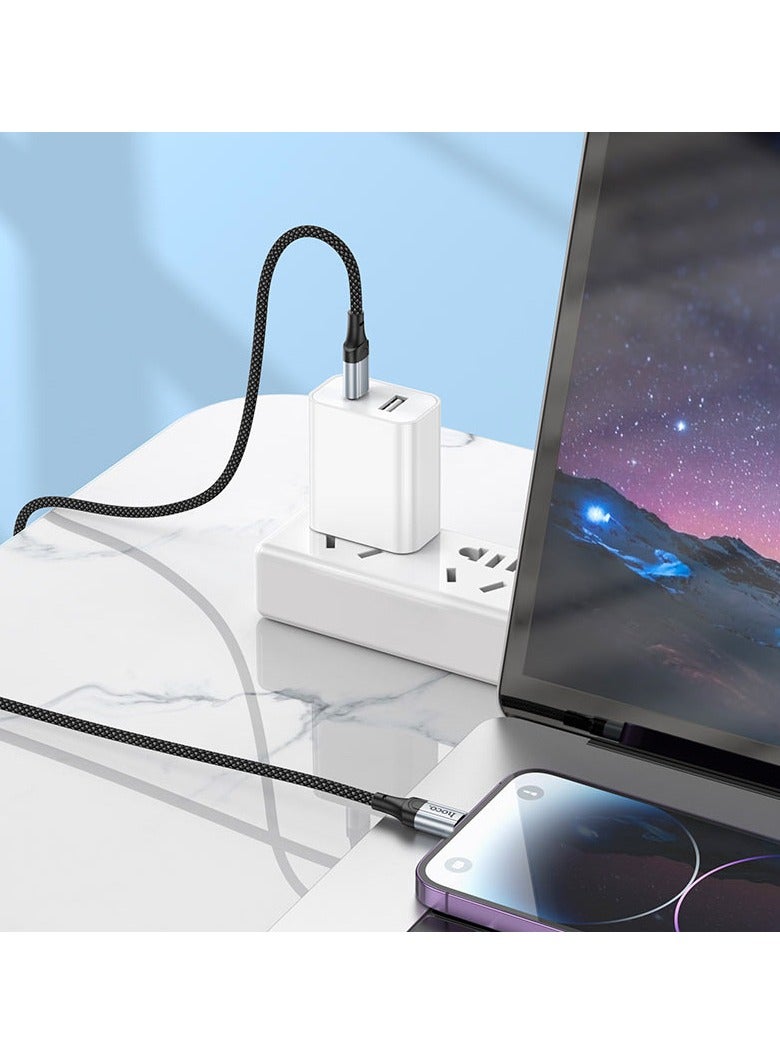 Hoco High-Performance Hoco X102 Fast Charging and Data Sync Cable with Reinforced Durability for Smartphones and Tablets - Image 4