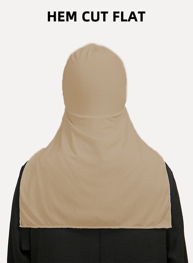 LAVEN حجاب نسائي، وشاح صلاة إسلامي مرن ناعم، قناع وجه من الكتان الكريستالي، حجاب بسيط مريح وأنيق، حجاب غير رسمي للفصول الأربعة - Image 5