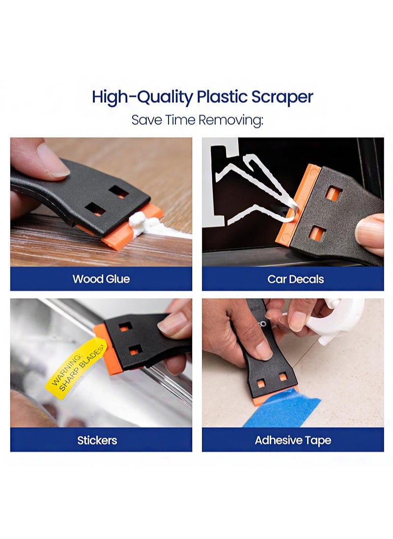 Apustim Debonder Degumming Quick Dissolving Adhesive，Glue Off Adhesive Remover with Scraper & Plastic Razor，Glue Remover Spray Effortlessly Erase Adhesive Hassles & Car Stickers，for Label Sticker Residue（120ml）  - Image 3