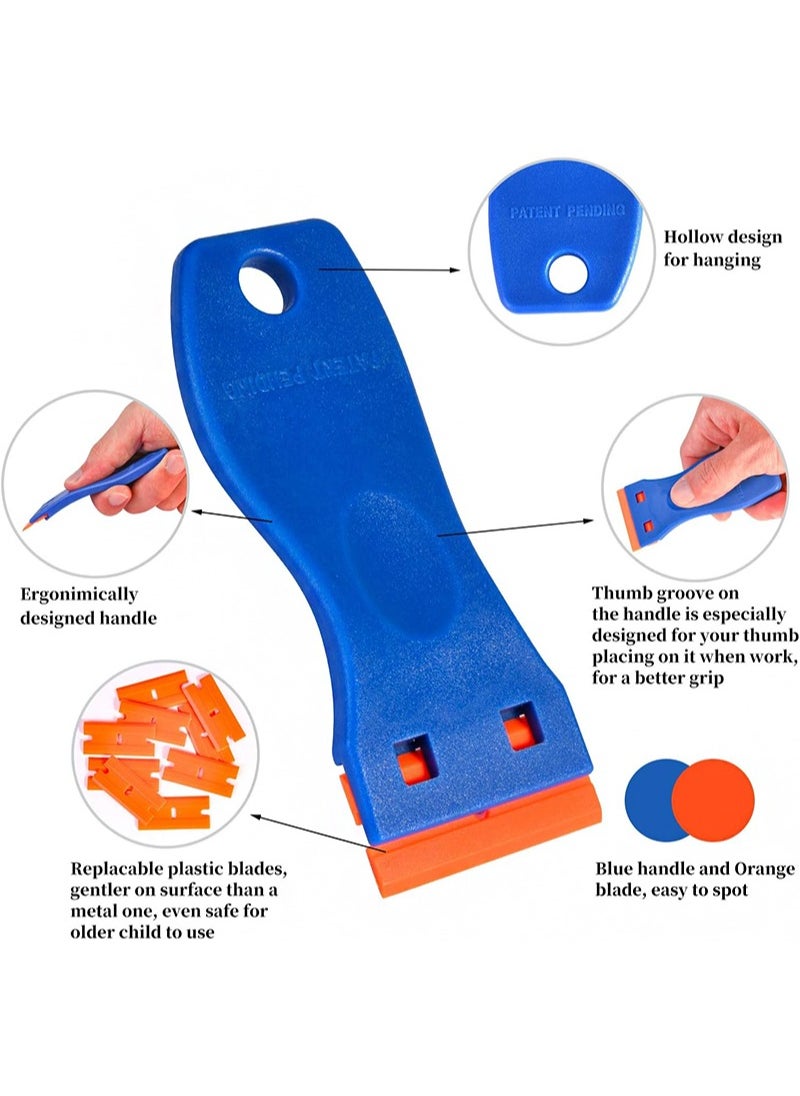 Apustim Debonder Degumming Quick Dissolving Adhesive，Glue Off Adhesive Remover with Scraper & Plastic Razor，Glue Remover Spray Effortlessly Erase Adhesive Hassles & Car Stickers，for Label Sticker Residue（120ml）  - Image 4