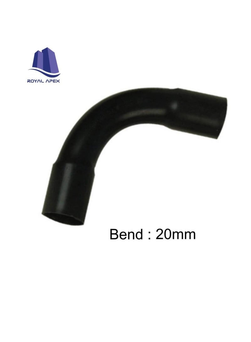 PVC Electrical Conduit Pipe & Fittings for Indoor and Outdoor Electrical Wiring and Cabling (Pack of 10) (20mm, Bend)  - Image 2