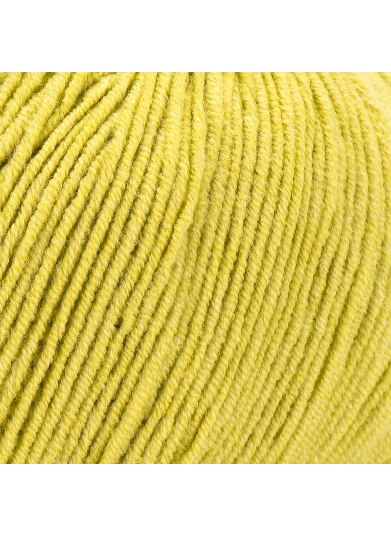 YarnArt Jeans Peanut Green Hand Knitting Yarn  - Image 5