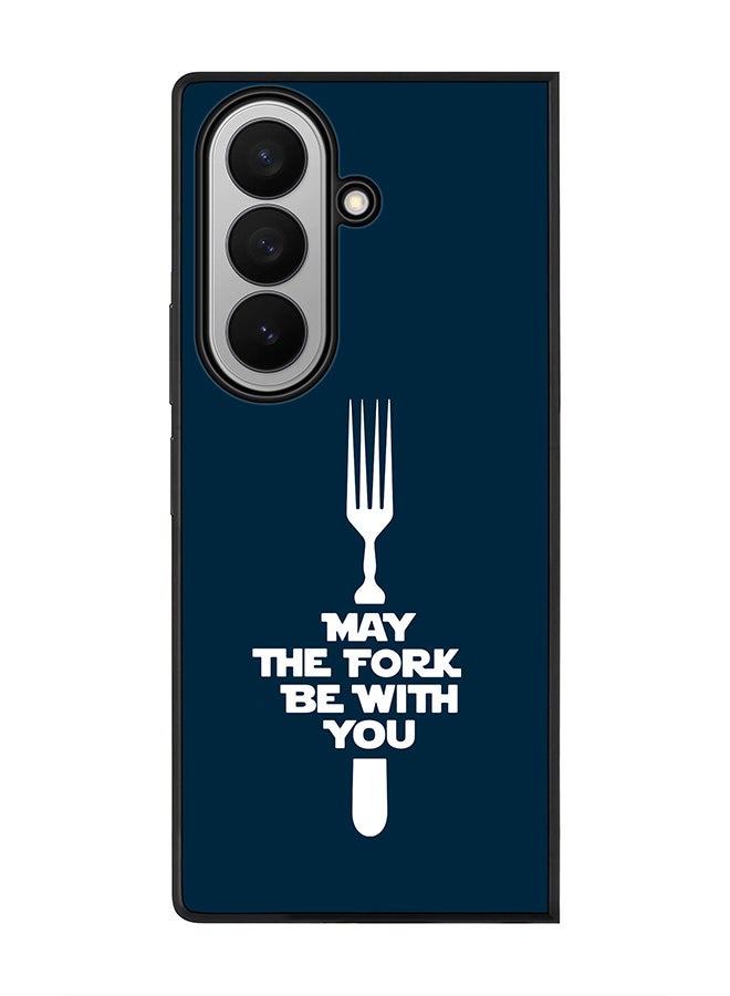 Stylizedd For Samsung Galaxy Z Fold7 Case,Slim fit Camera Protection, Shockproof Thin Phone cover  - May the Fork