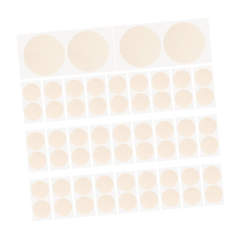 SUPVOX 100 Pairs Adhesive Nipple Covers Breathable Sports Stickers for Men Skin Tone - Image 2