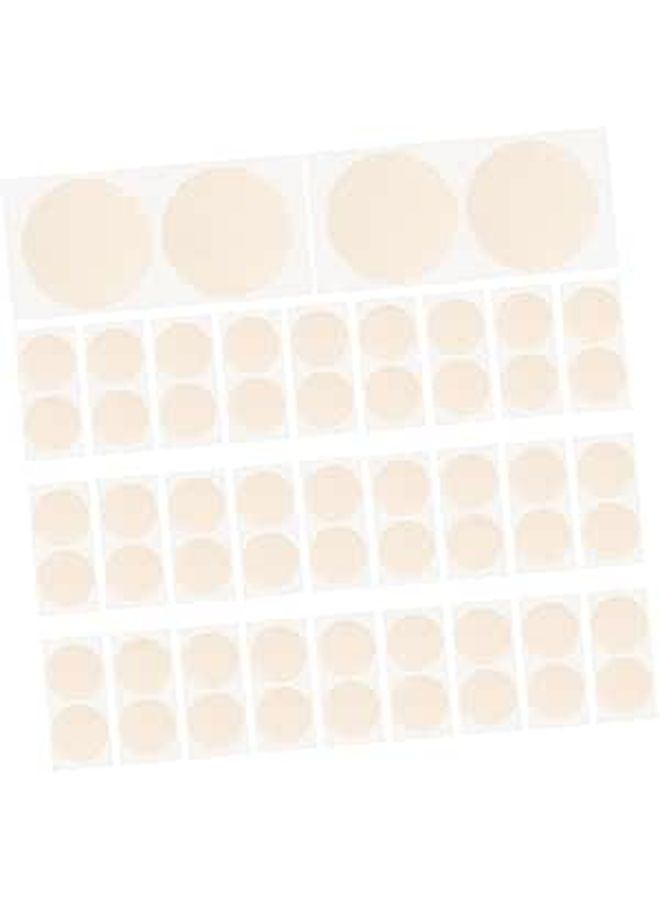 SUPVOX 100 Pairs Adhesive Nipple Covers Breathable Sports Stickers for Men Skin Tone - Image 1