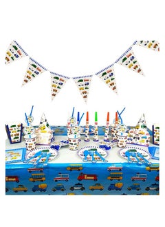 Brain Giggles Brain Giggles Transport Theme Disposable Tableware  - Image 1