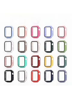 Applicable To Apple Iwatch8/9/10 Watch Case PC Case Film Integrated Protective Case Ultra3 49mm Protective Case-Color:Starlight Color-Exterior Dimension:S10 46mm With Packaging