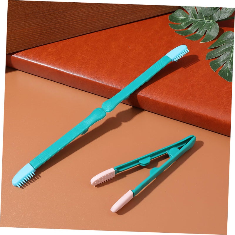 2Pcs Cat Eye Cleaning Brush Kit Portable Tear Stain Comb for Kittens Plastic Eye Comb for Cat Care and Grooming - Image 3
