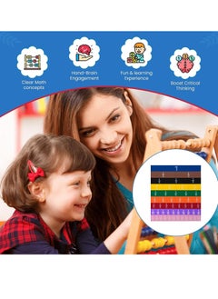 SYOSI Montessori Math Magnetic Tiles Classroom Essentials Foam Tiles for Kids to Learn Fraction Equivalence and Math manipulatives Great Learning Resources for The Homeschool Curriculum  - Image 2