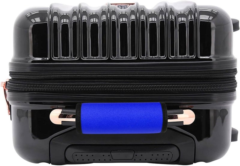 Careteilly Neoprene Luggage Handle Wrap Fluorescent Colors Luggage Identifiers (Blue) - Image 4