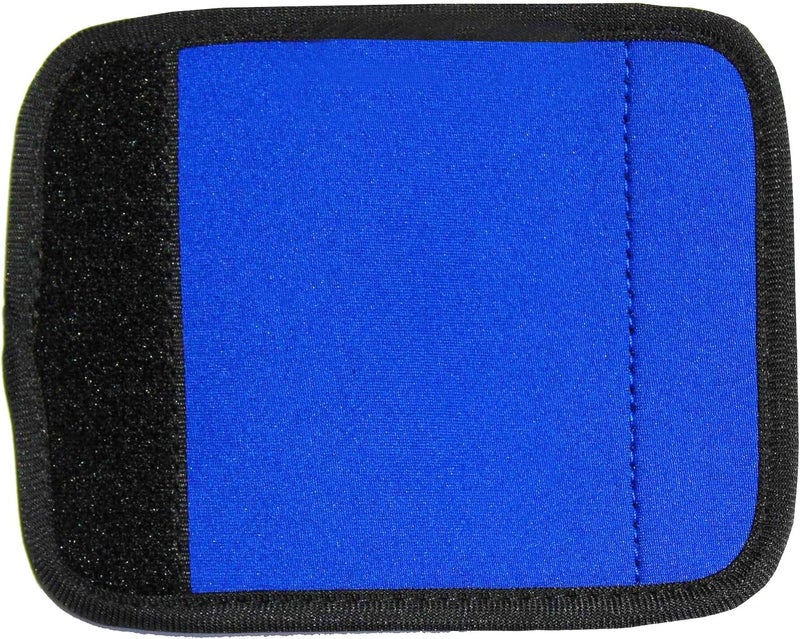 Careteilly Neoprene Luggage Handle Wrap Fluorescent Colors Luggage Identifiers (Blue) - Image 2