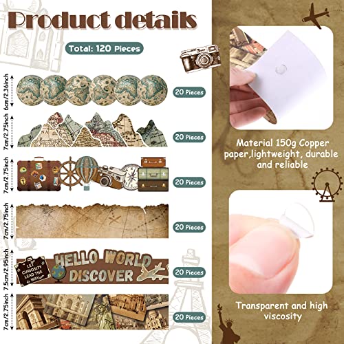 Containlol Borders for Bulletin Board Decoration, 118 ft World Map Scalloped Trim Classroom Bulletin Board Borders for School Office Whiteboard Wall Poster Chalkboard Decor - Image 3