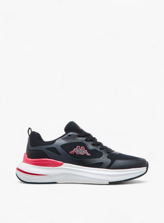 Kappa Women's Logo Detail Sports Shoes with Lace-Up Closure - Image 3
