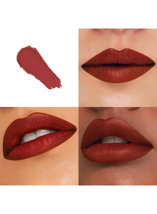 LoveChild Masaba Full Pocket Lipstick, Rustic Brown Matte Bullet Lipsticks For Women, Hydrating & Nourishing With Long lasting Formula Upto 6-Hours, Nimbu Pani 2.0, 4g - Image 2
