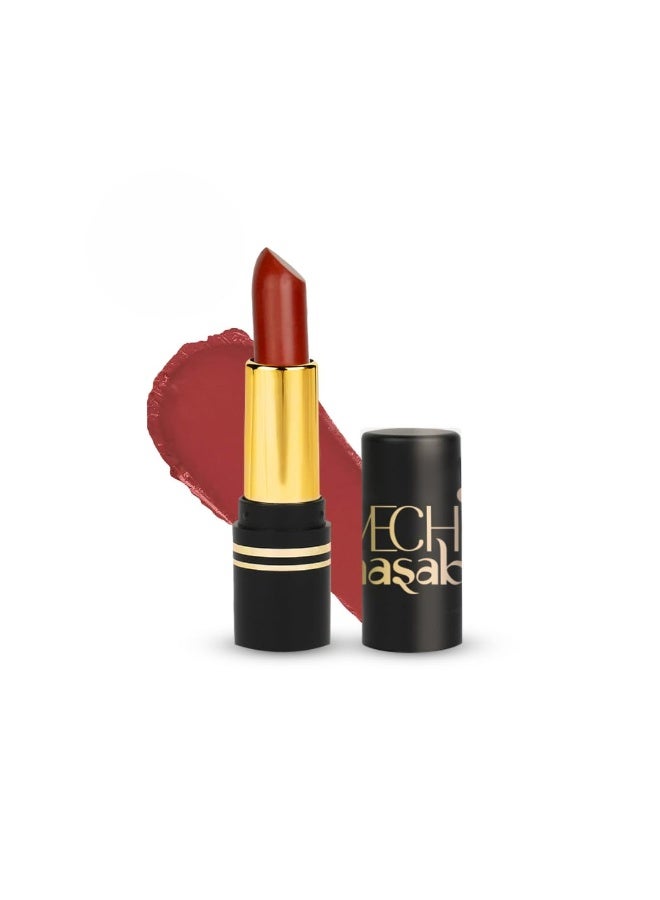 LoveChild Masaba Full Pocket Lipstick, Rustic Brown Matte Bullet Lipsticks For Women, Hydrating & Nourishing With Long lasting Formula Upto 6-Hours, Nimbu Pani 2.0, 4g - Image 1